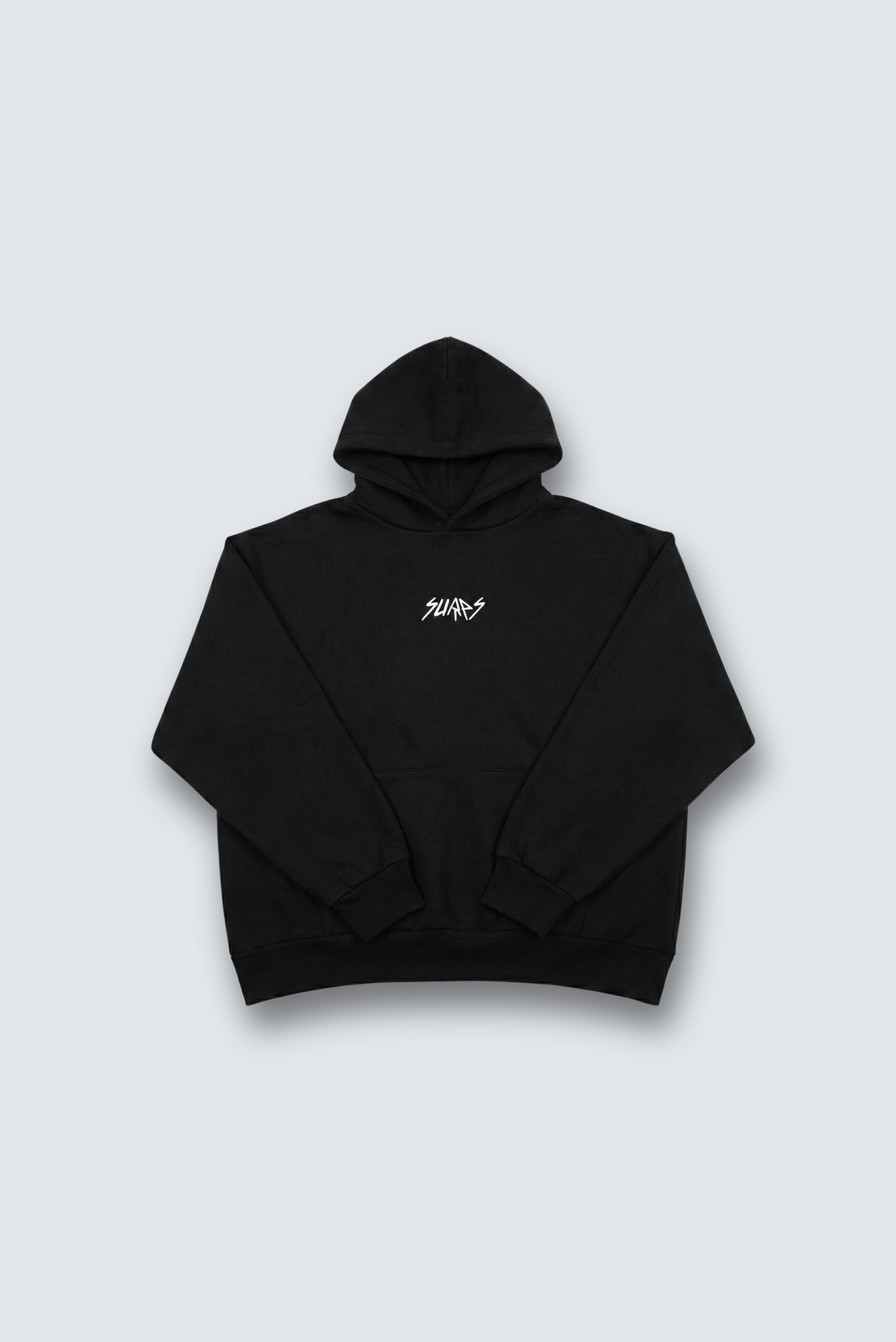Sudadera Oversize SURPS™ Negra – Drop Invierno