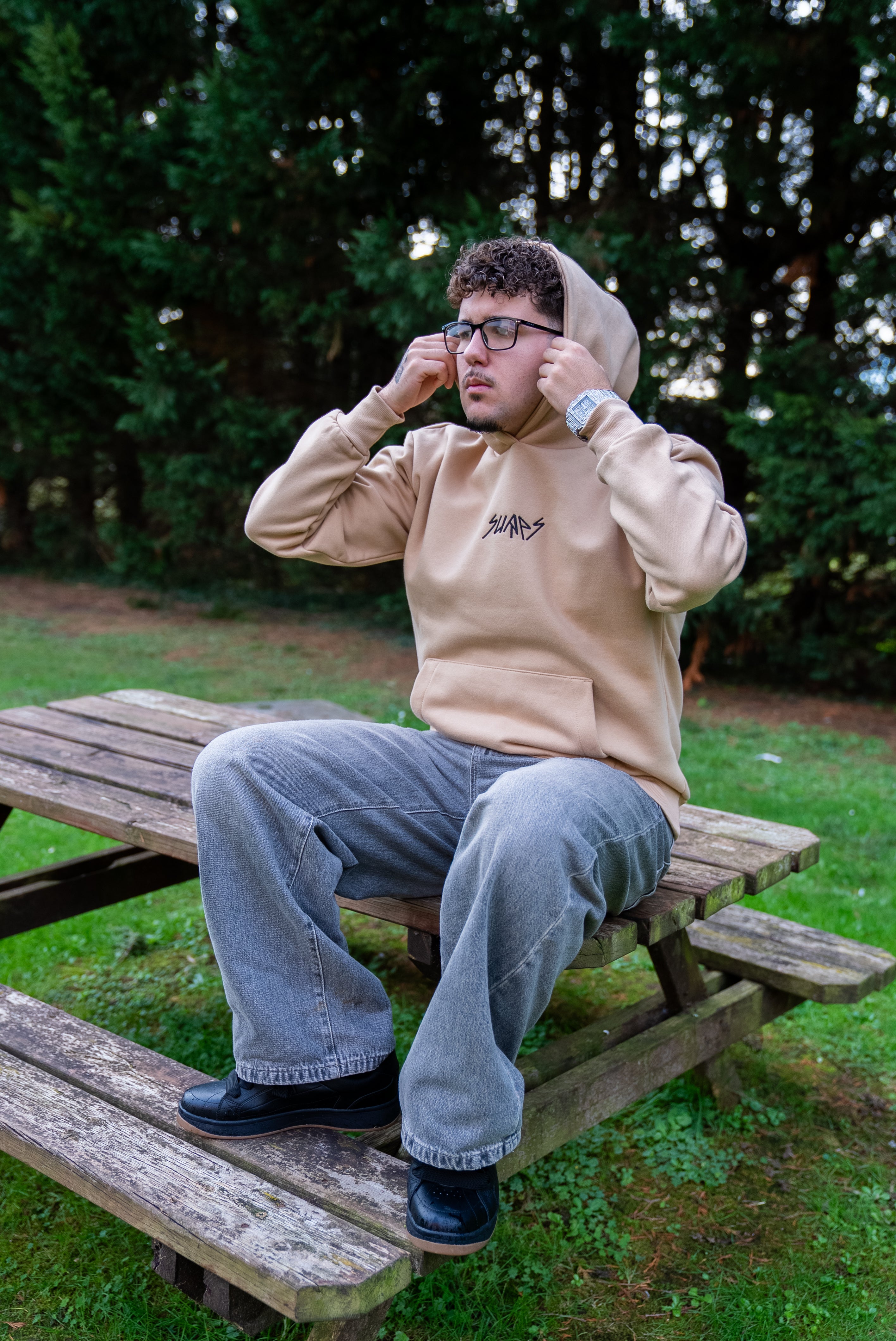 Sudadera Oversize SURPS™ Beige – Drop Invierno