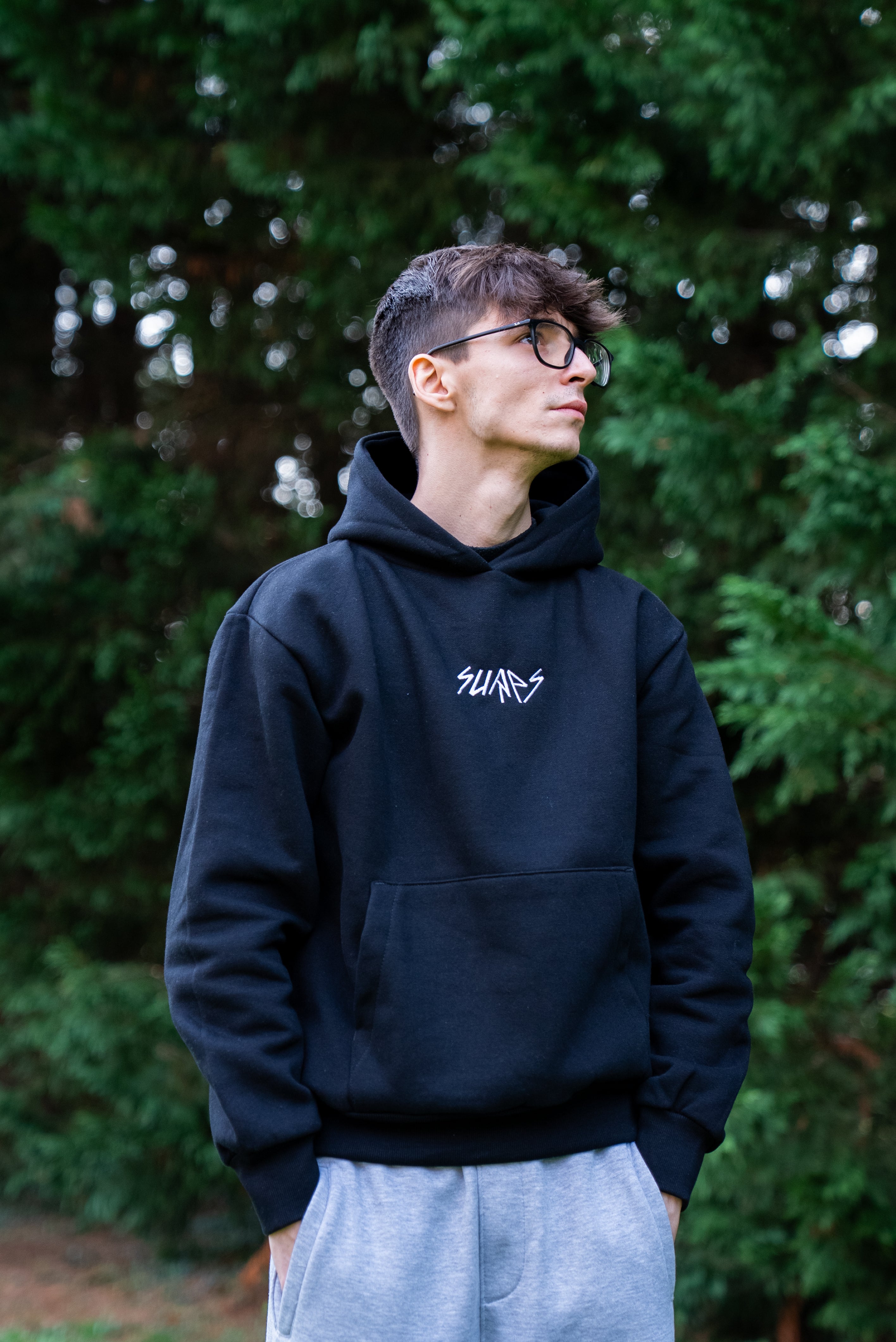 Sudadera Oversize SURPS™ Negra – Drop Invierno