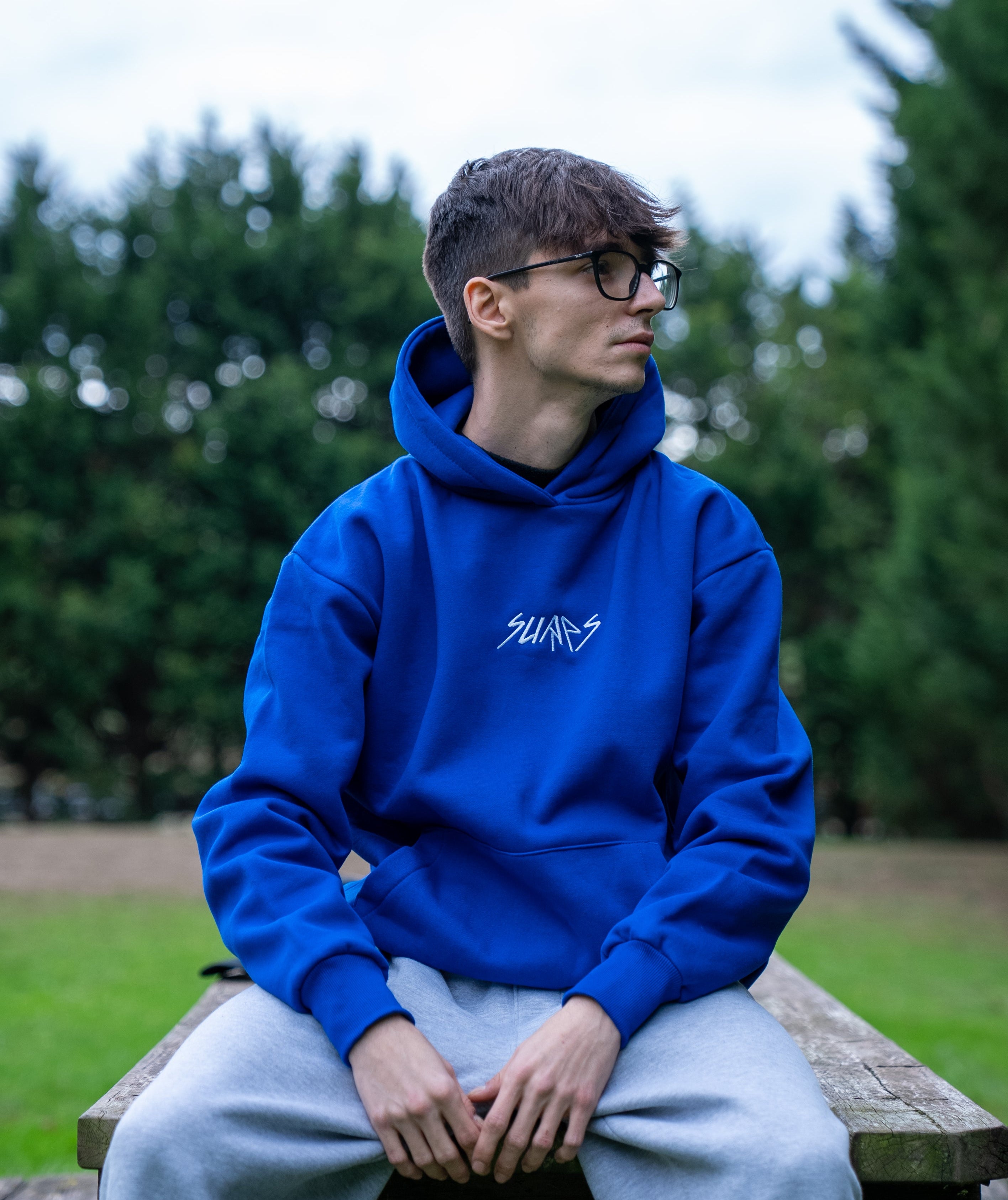 Sudadera Oversize SURPS™ Azul – Drop Invierno