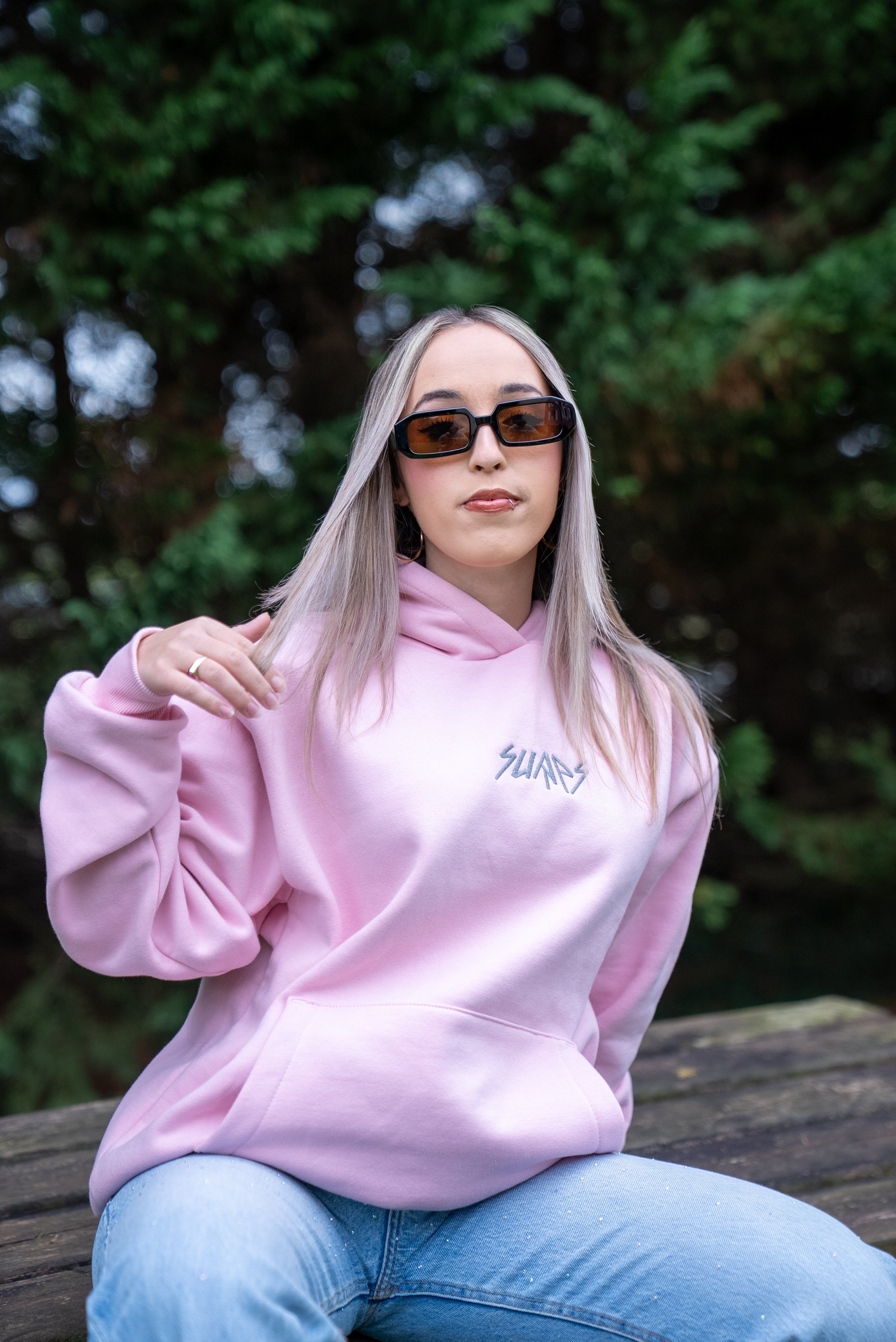SUDADERA OVERSIZE SURPS™ Rosa – Drop I